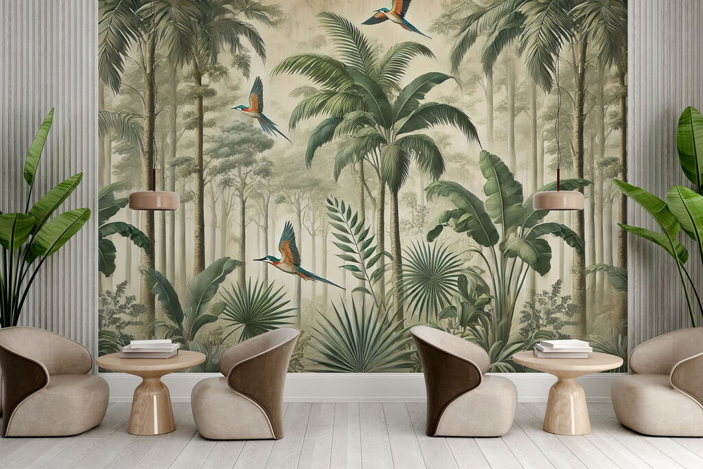 Uccelli tra le palme — ambiente 11