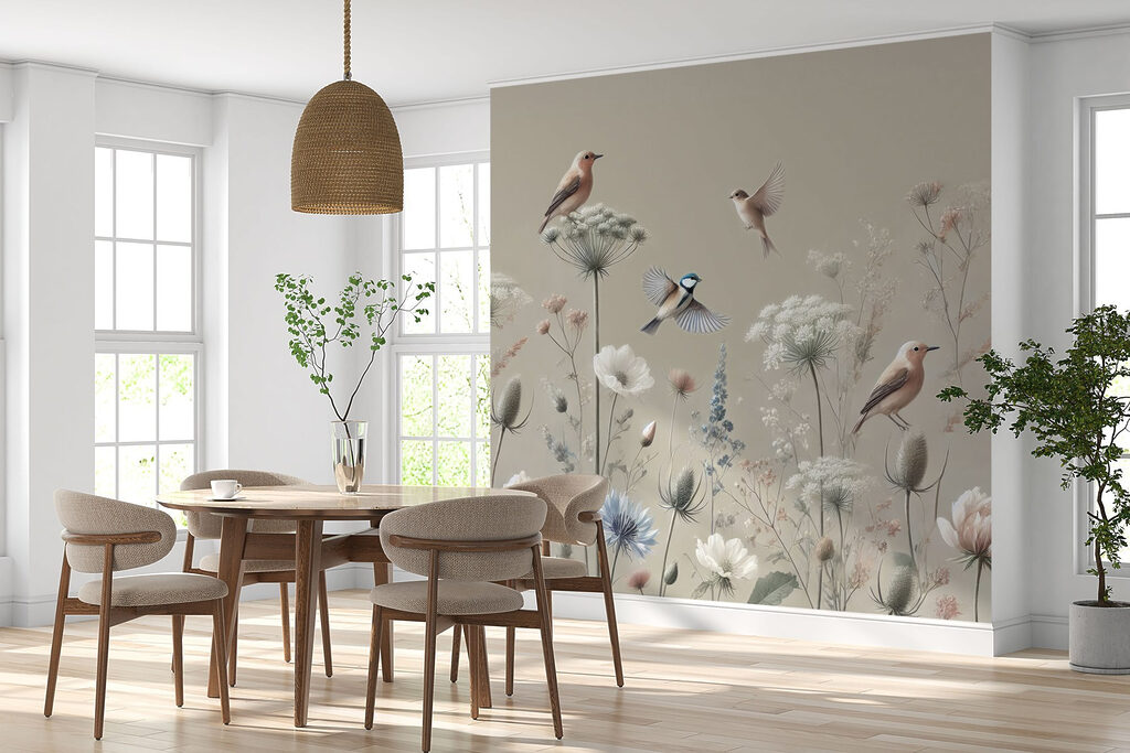 Uccellini tra i fiori — ambiente 4