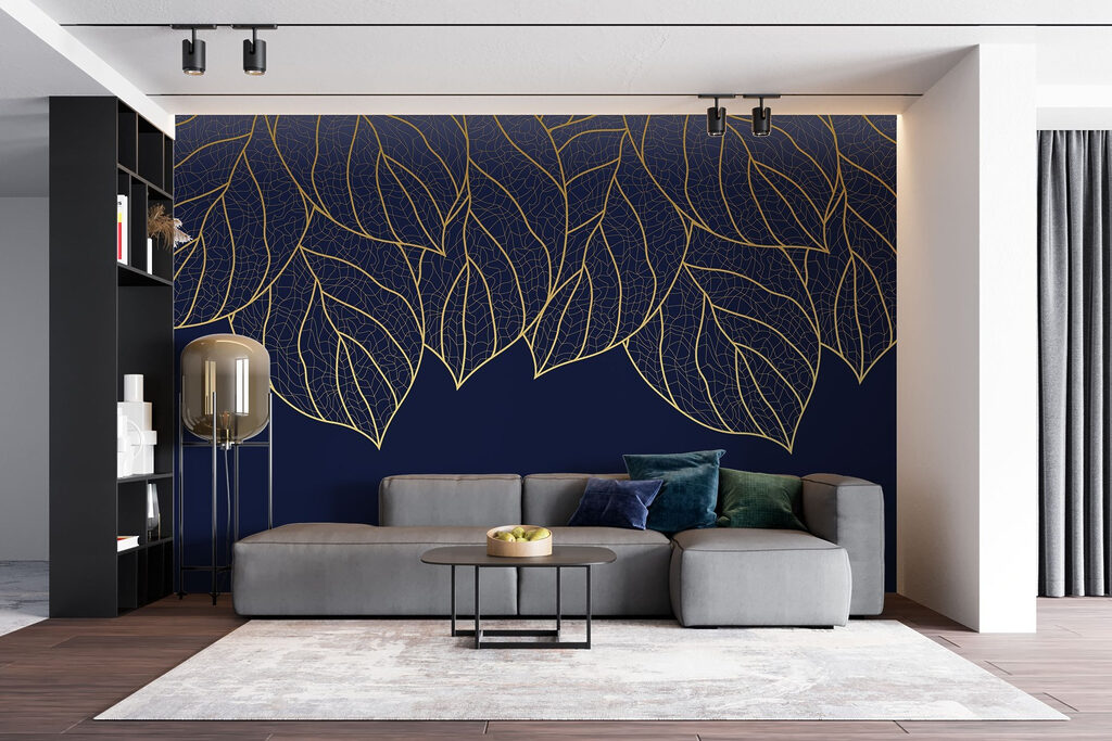 Linee dorate di foglie — ambiente 4