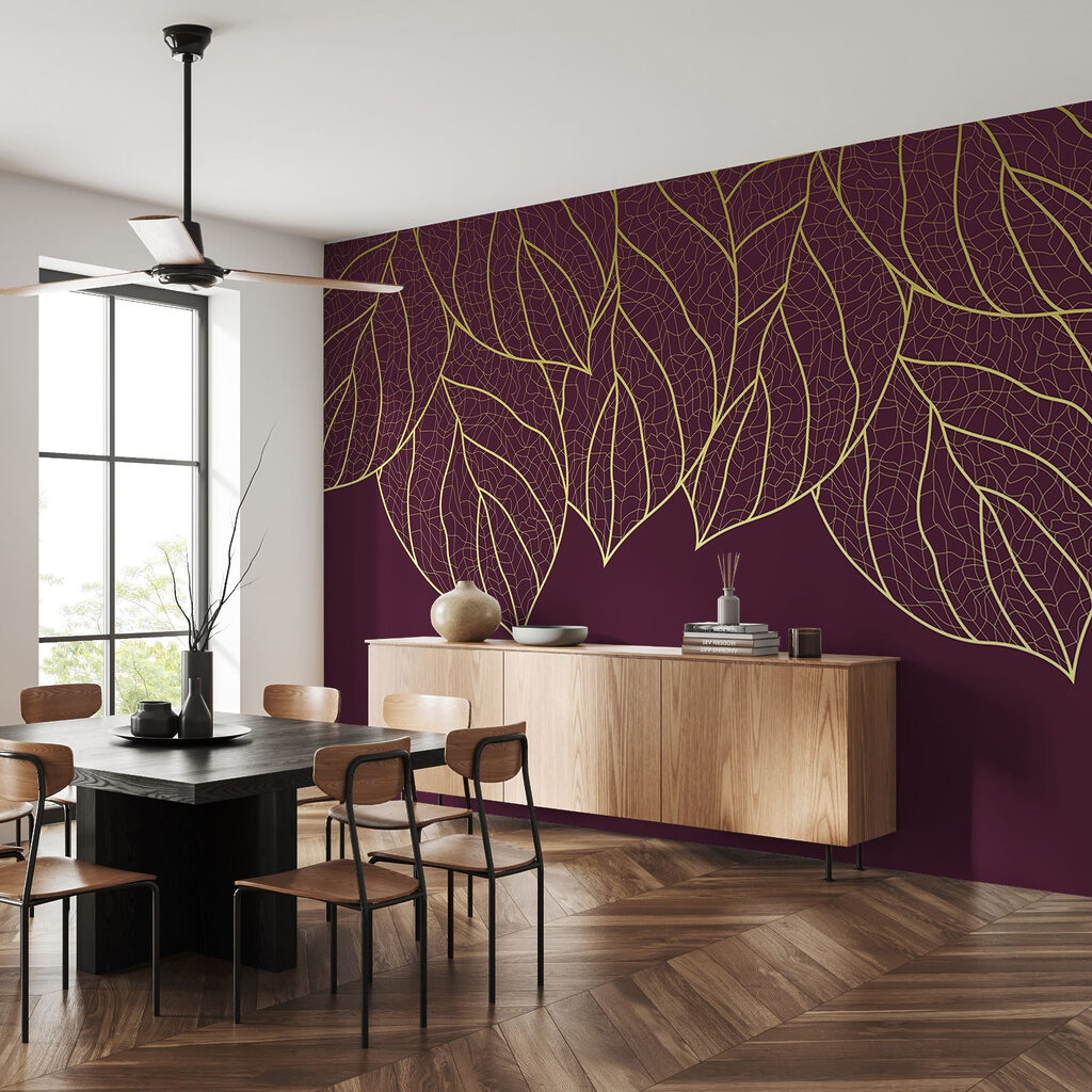 Linee dorate di foglie — ambiente 4