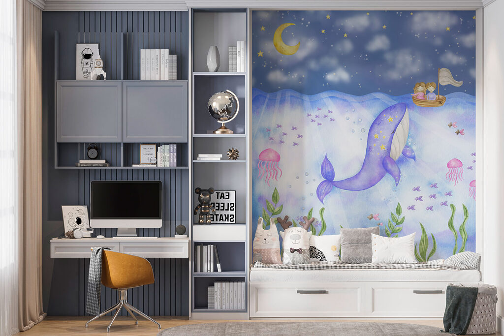 Balena tra le meduse — ambiente 2