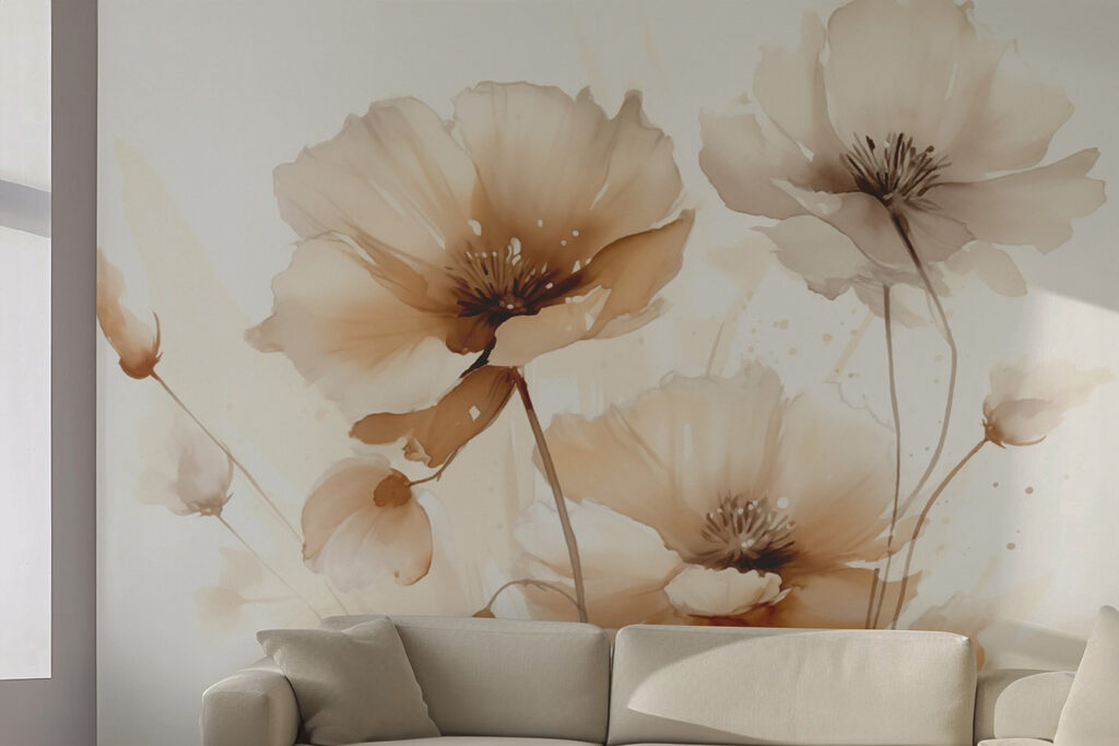 Bouquet sciolto all’acquerello — ambiente 2