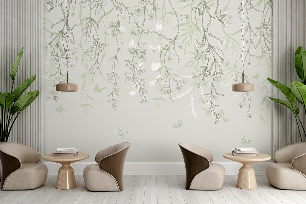 Farfalle tra i rami — ambiente 3