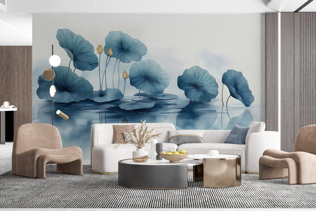 Loti blu sull’acqua — ambiente 2