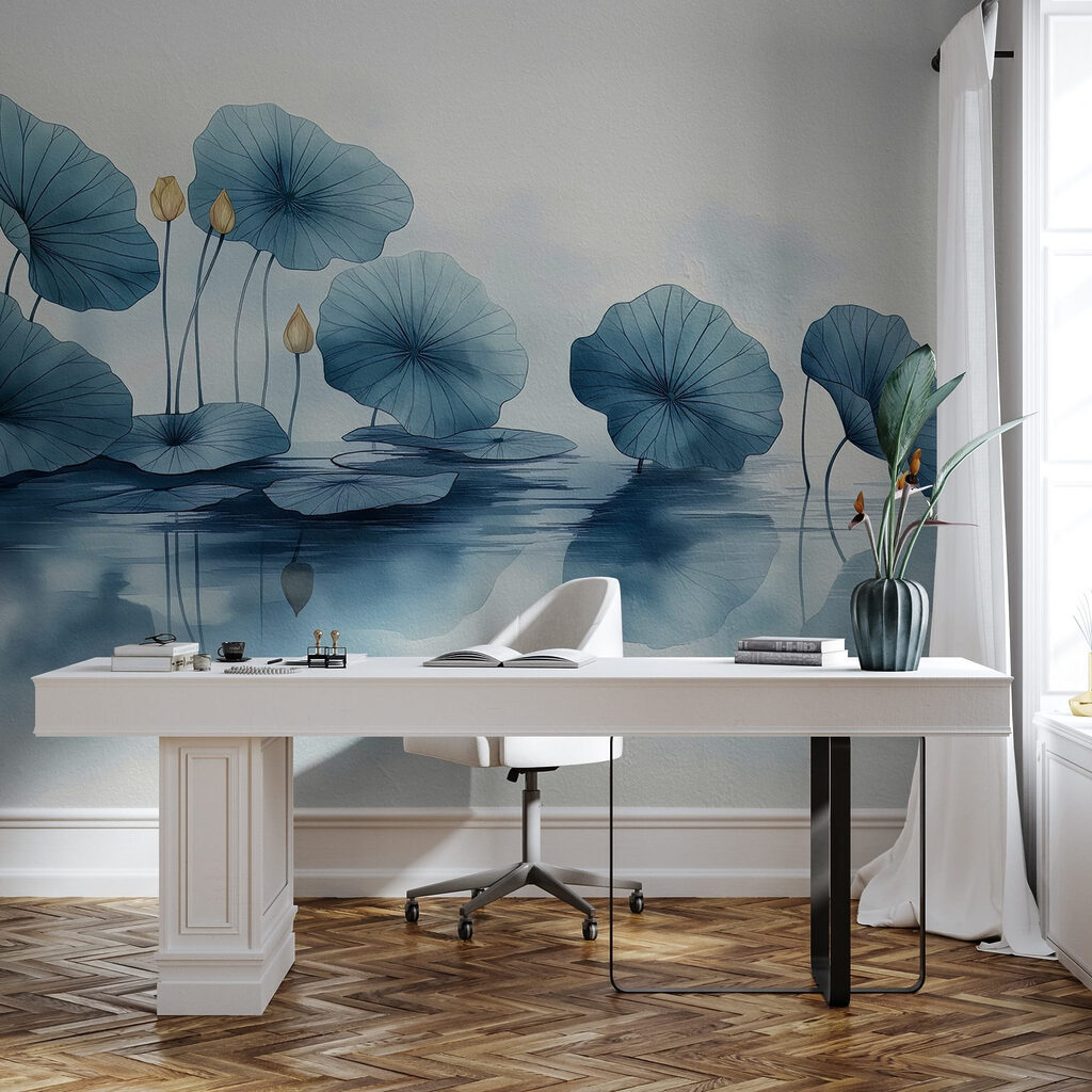Loti blu sull’acqua — ambiente 3