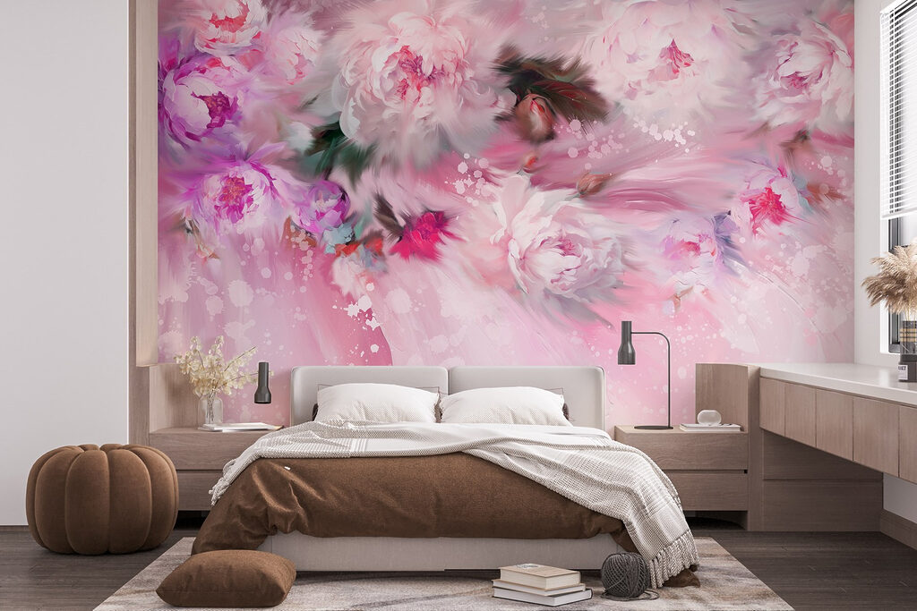 Fiori in luce in un ambiente