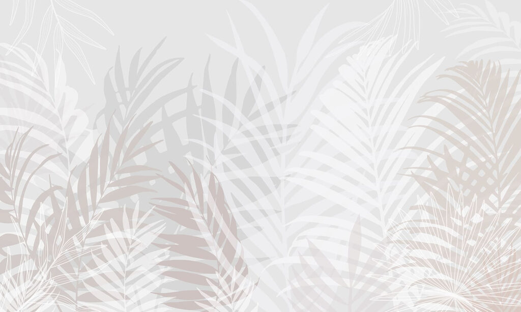 Foglie di palma bianche — design completo