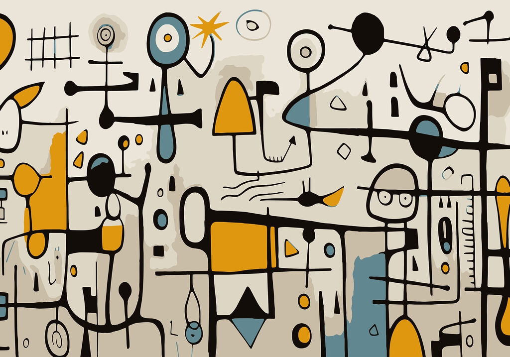 Figure a linee giocose — design completo