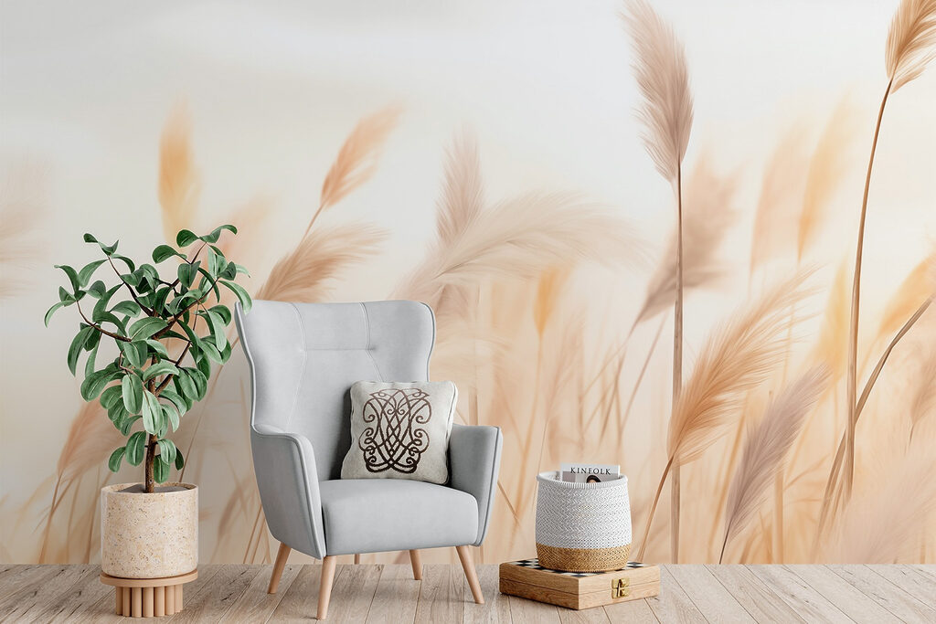Erba dorata nella nebbia — ambiente 2