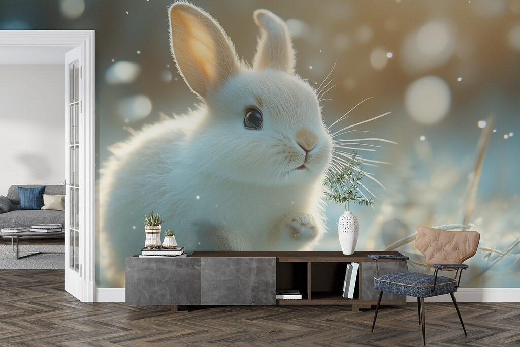 Coniglietto nella luce invernale — ambiente 3
