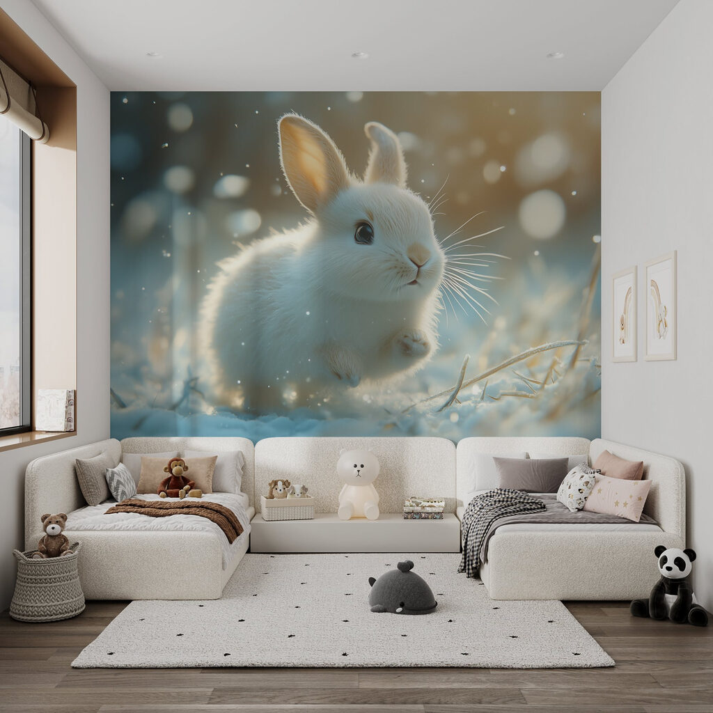 Coniglietto nella luce invernale — ambiente 5