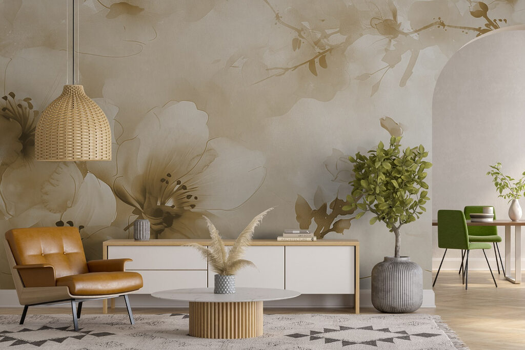Fiori di pesco velati — ambiente 3