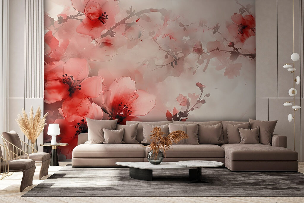 Fiori di pesco velati — ambiente 2