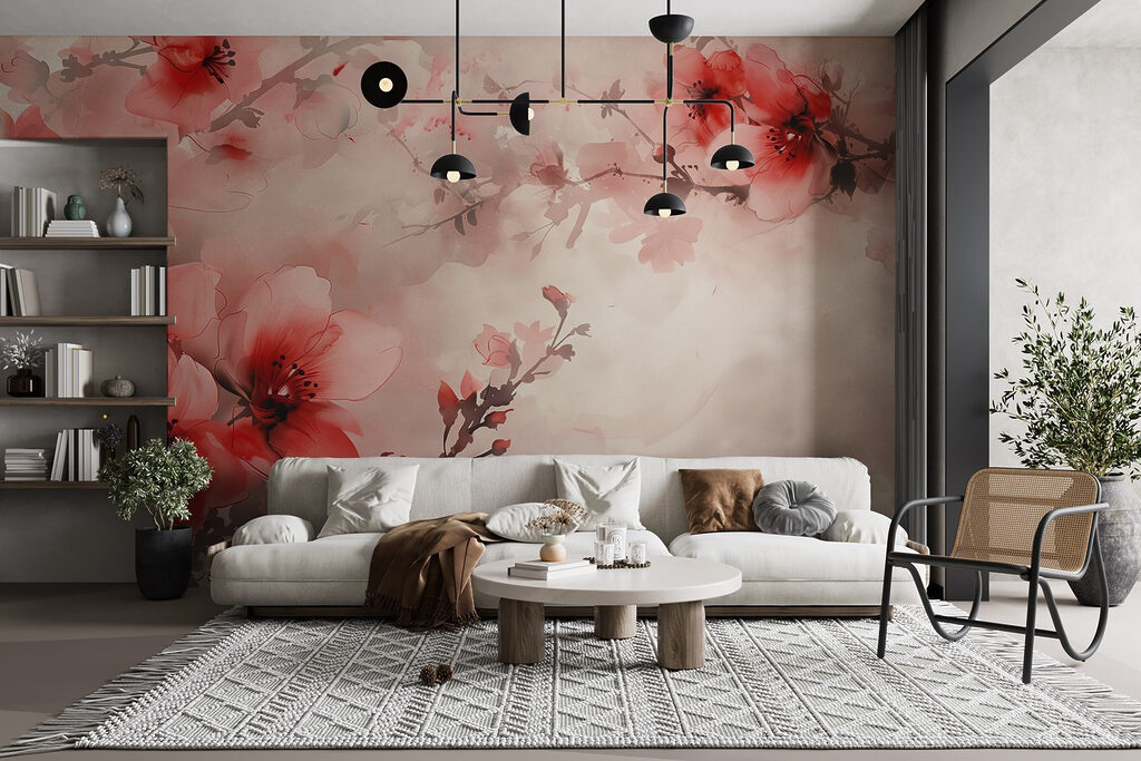 Fiori di pesco velati — ambiente 4