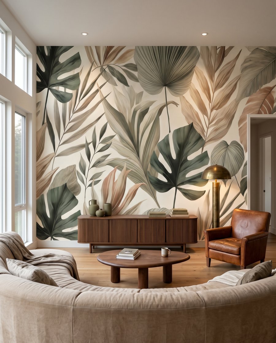 Foglie tropicali naturali — ambiente 4