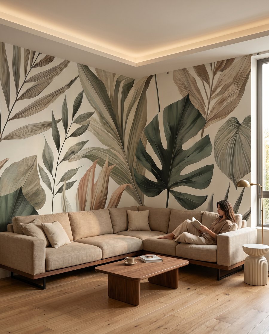 Foglie tropicali naturali — ambiente 5