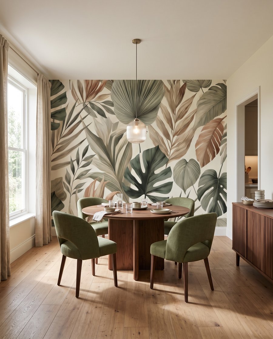 Foglie tropicali naturali — ambiente 8