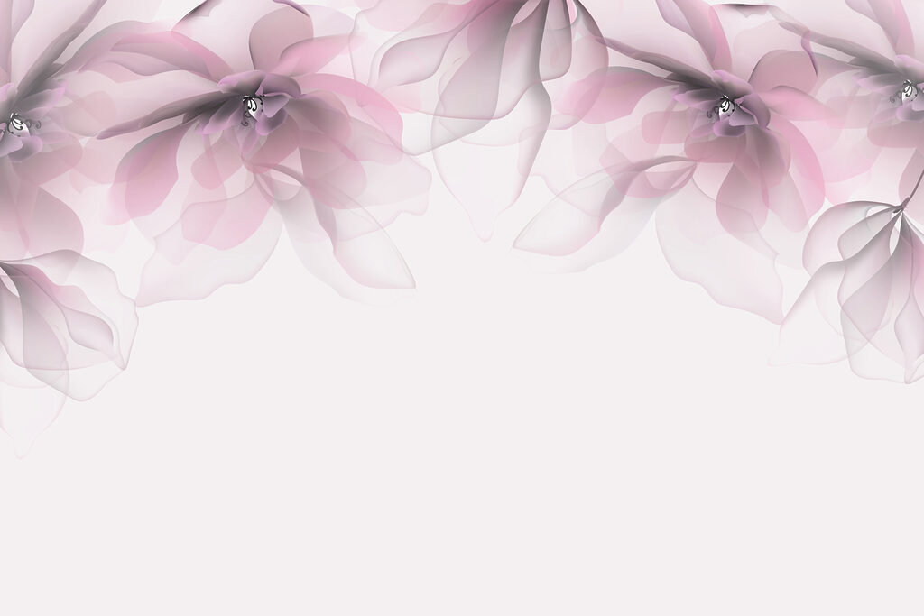 Fiori sospesi in alto — design completo