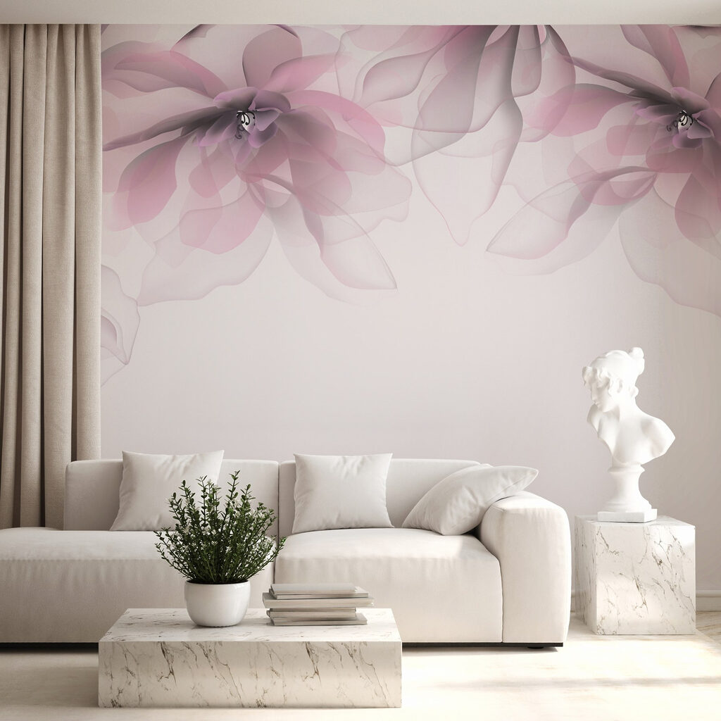 Fiori sospesi in alto — ambiente 1