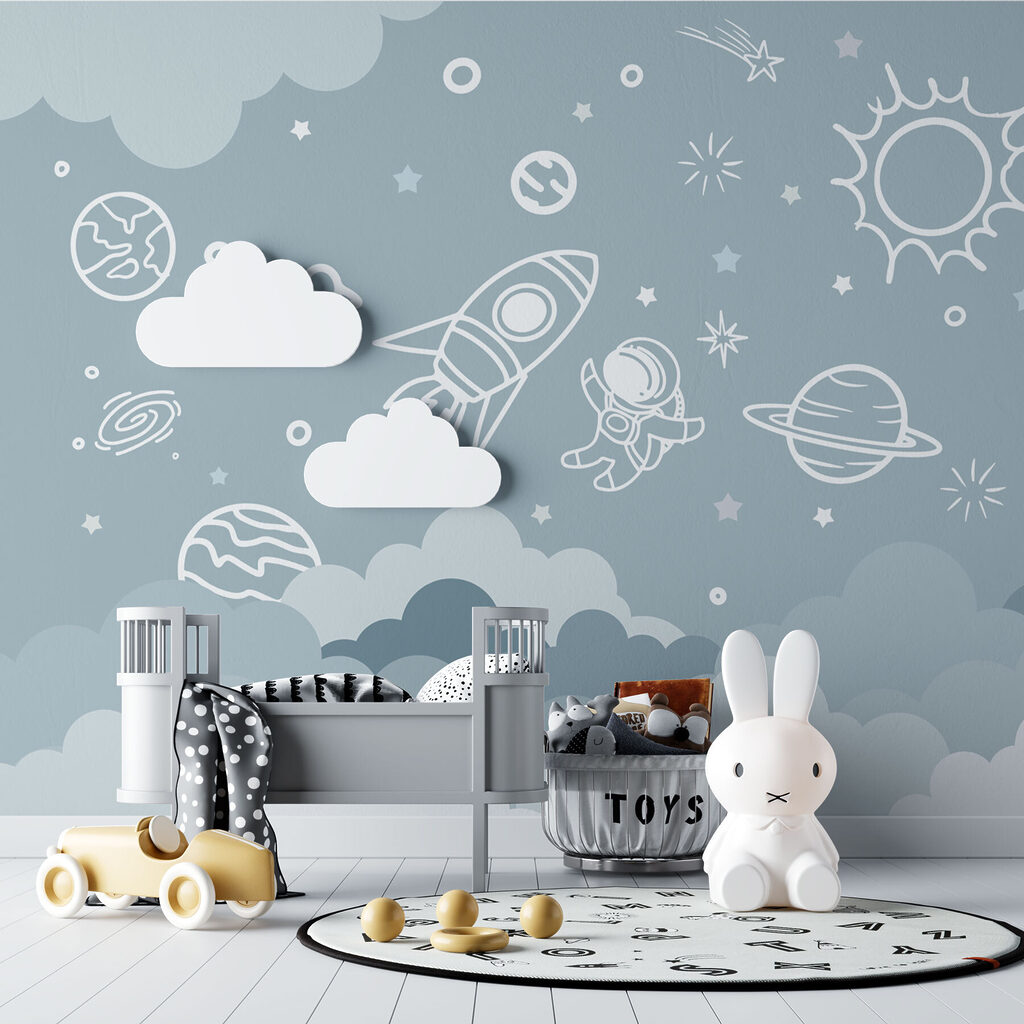 Spazio in linee bianche — ambiente 2