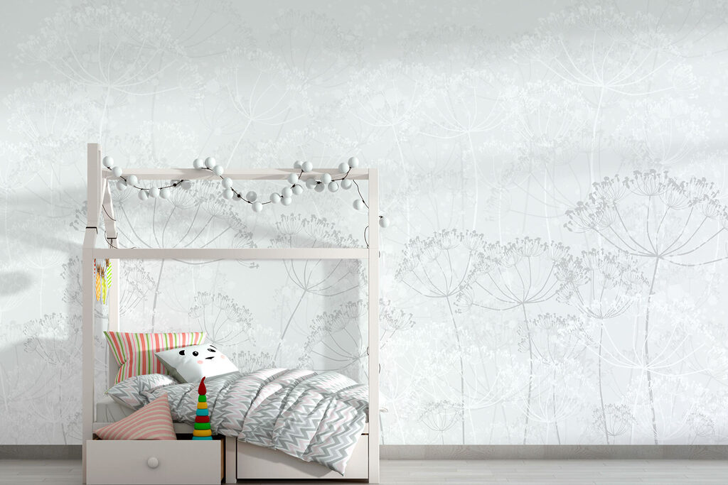 Fiori a ombrello disegnati — ambiente 2