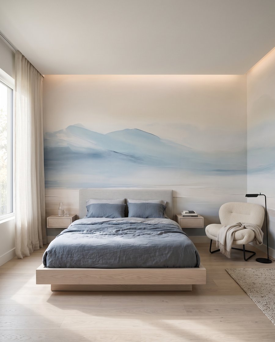 Acqua all’orizzonte pastello — ambiente 2