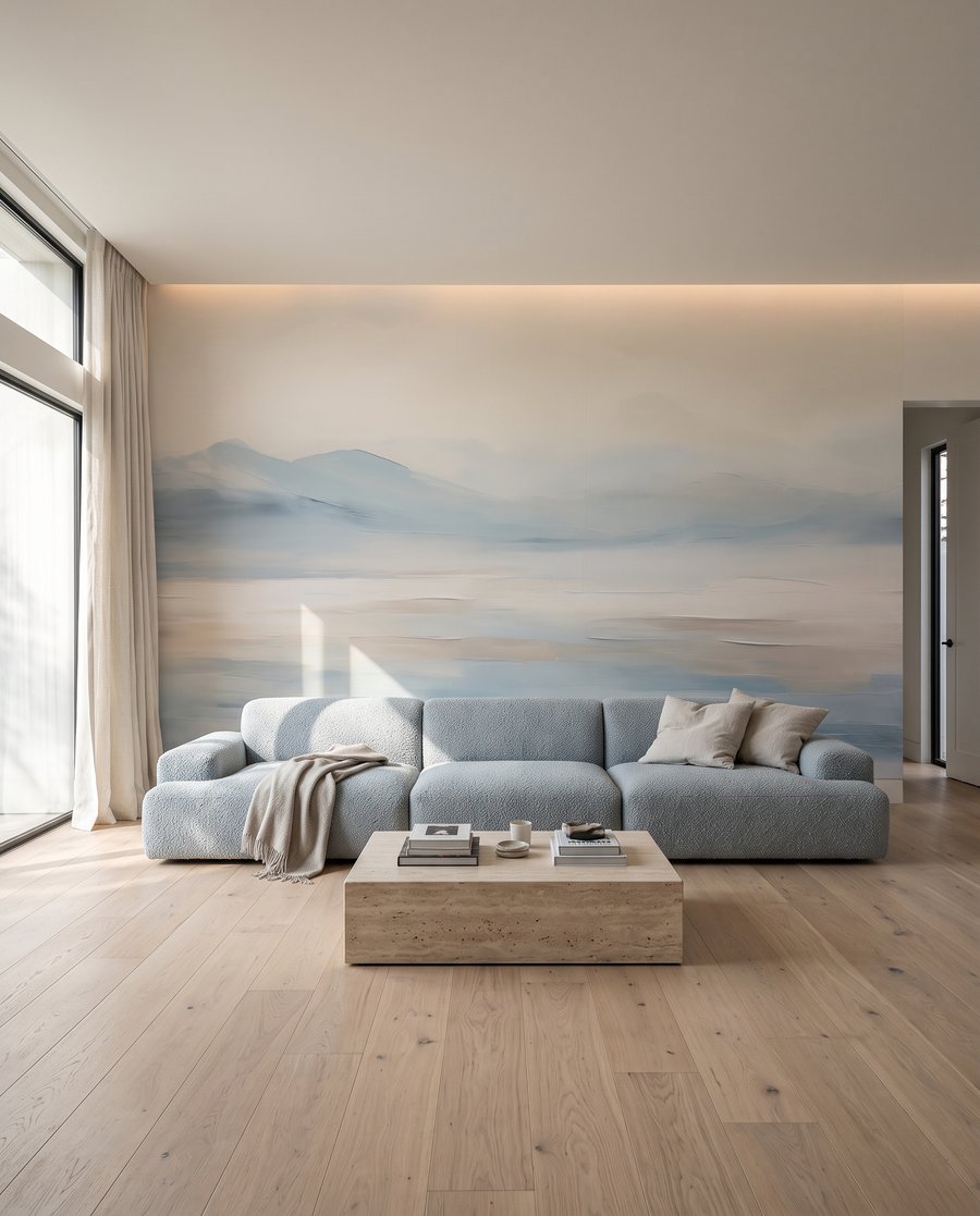 Acqua all’orizzonte pastello — ambiente 3