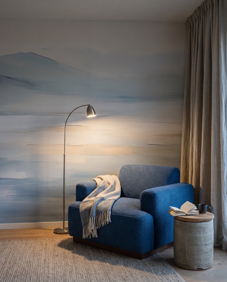 Acqua all’orizzonte pastello — ambiente 4