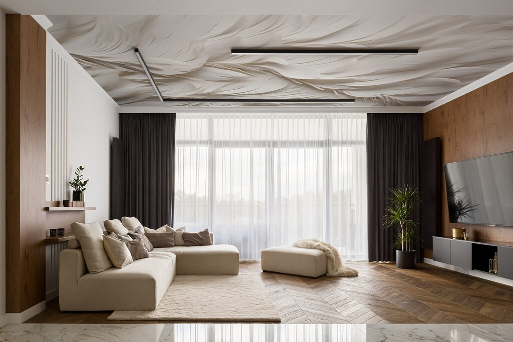 Piume bianche a strati — ambiente 4