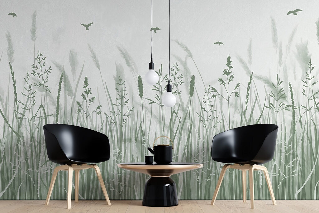 Uccelli sopra gli steli — ambiente 3