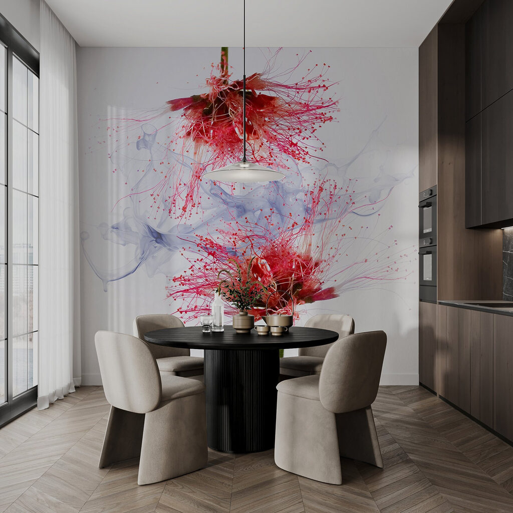 Fiori tra spruzzi d’inchiostro — ambiente 2