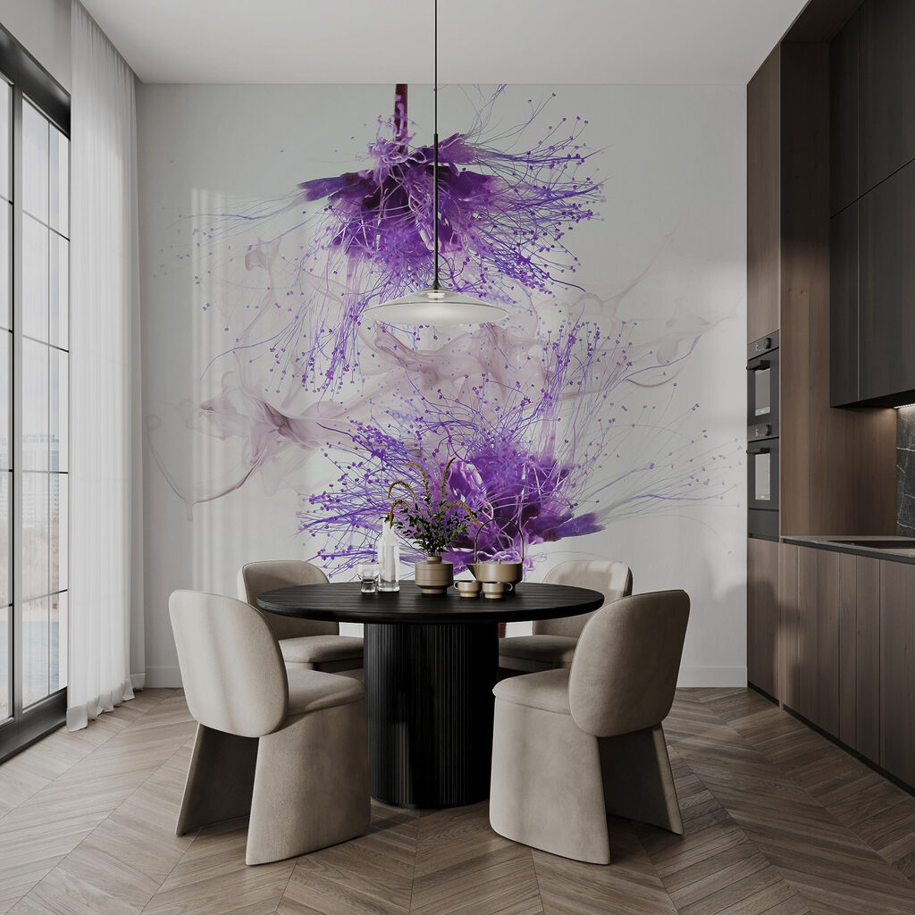 Fiori tra spruzzi d’inchiostro — ambiente 2