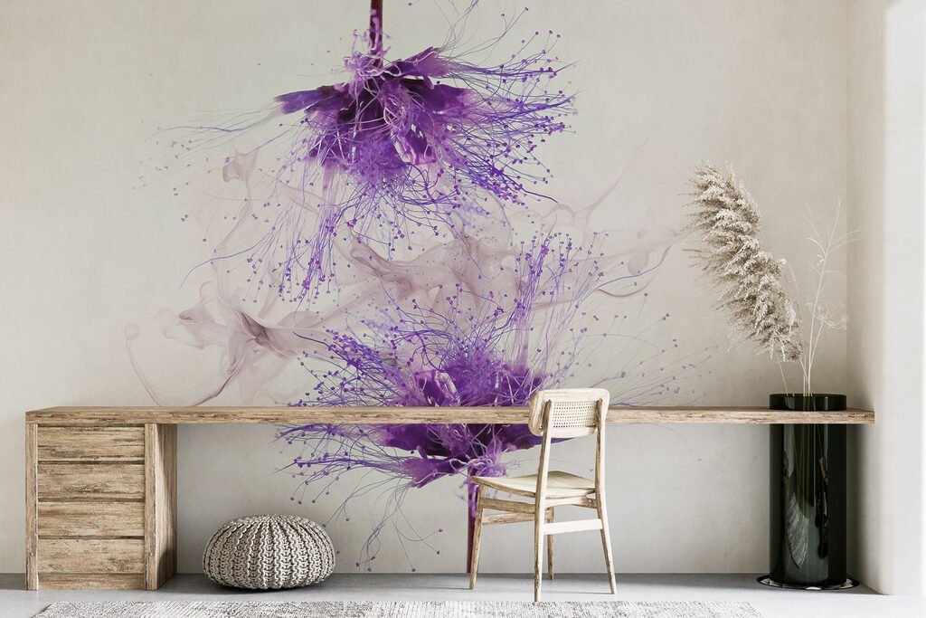 Fiori tra spruzzi d’inchiostro — ambiente 3