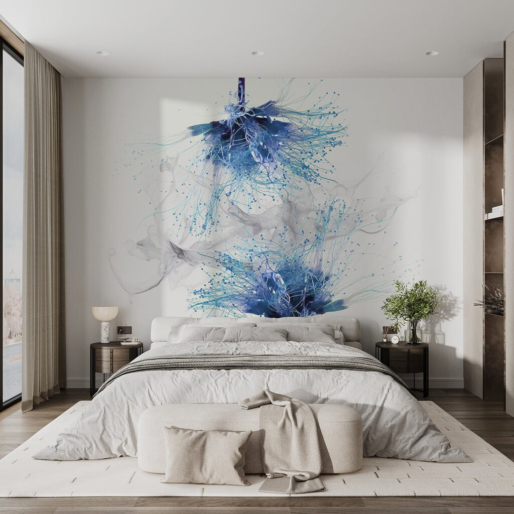 Fiori tra spruzzi d’inchiostro — ambiente 1