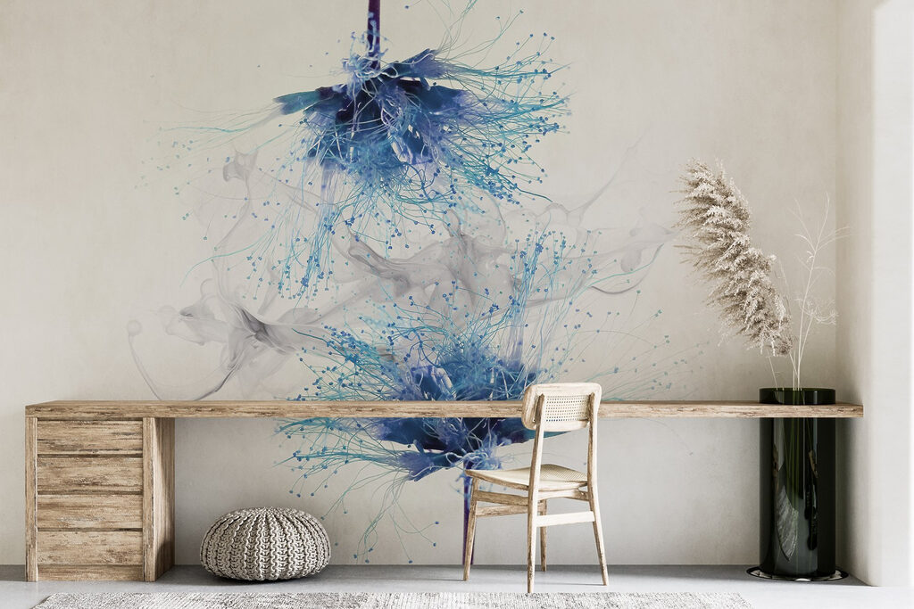 Fiori tra spruzzi d’inchiostro — ambiente 3