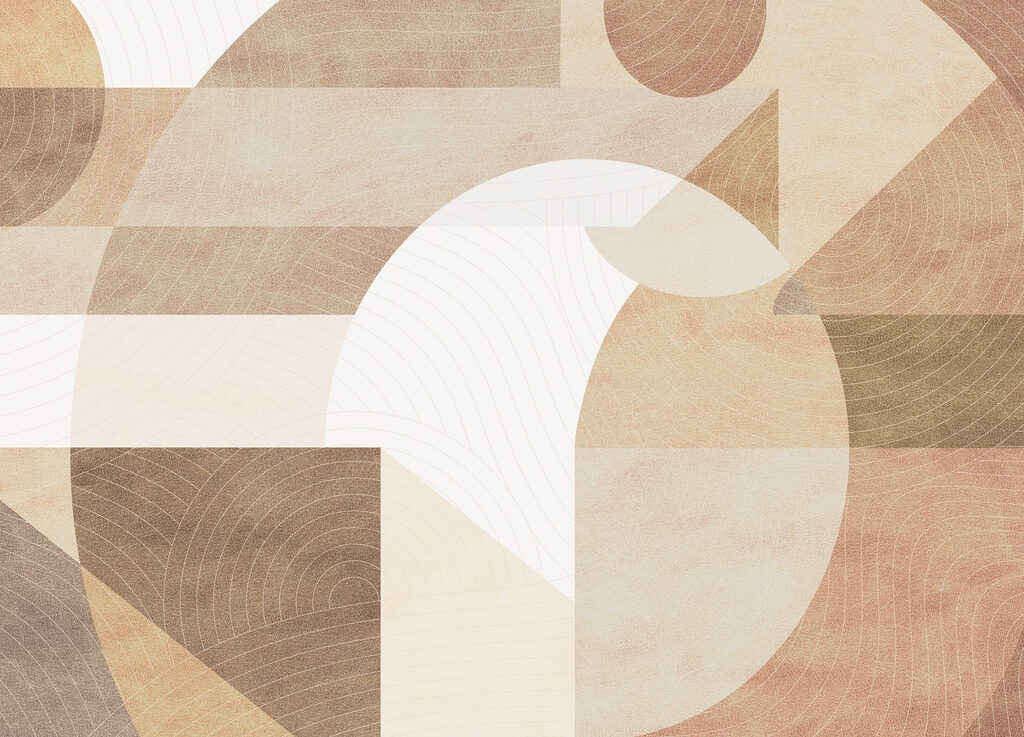 Geometrie calde intrecciate — design completo