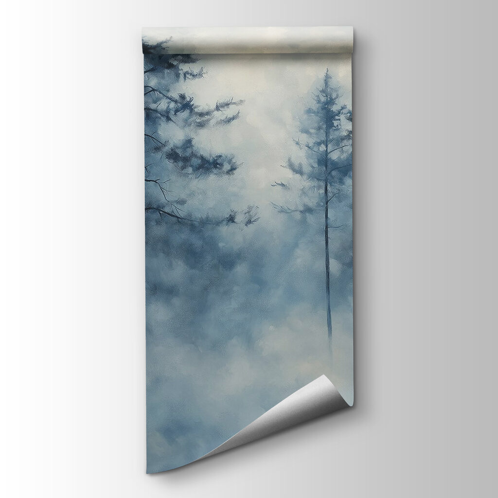 Alti alberi nella nebbia — vista del prodotto