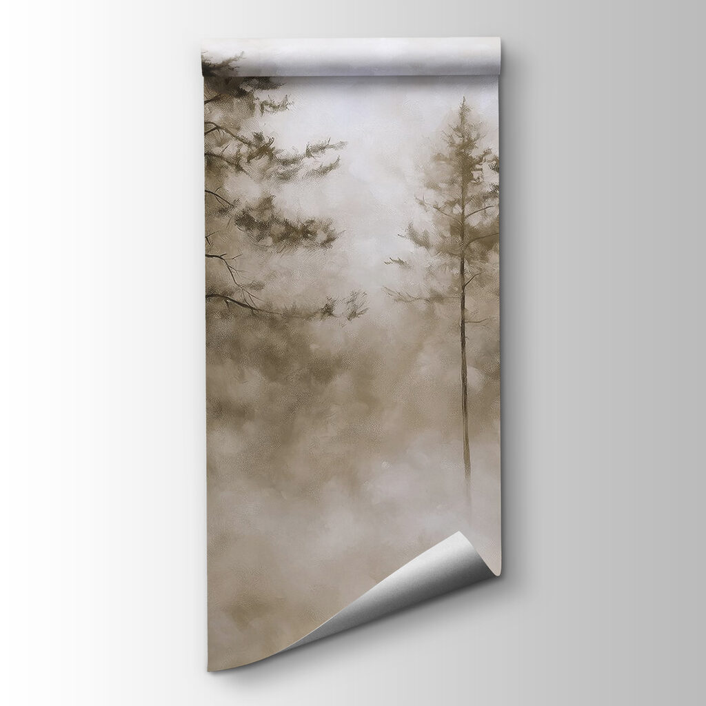 Alti alberi nella nebbia — vista del prodotto