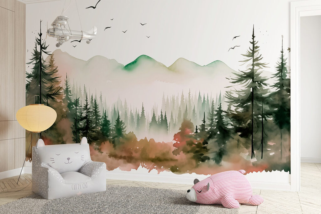 Uccelli sopra i pini — ambiente 5