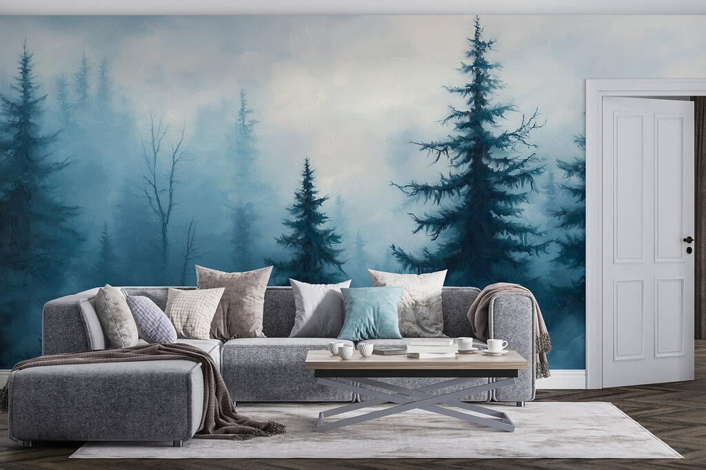 Pini blu tra nuvole — ambiente 3