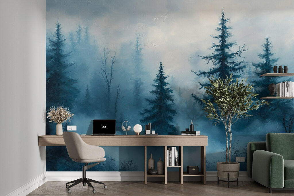 Pini blu tra nuvole — ambiente 5