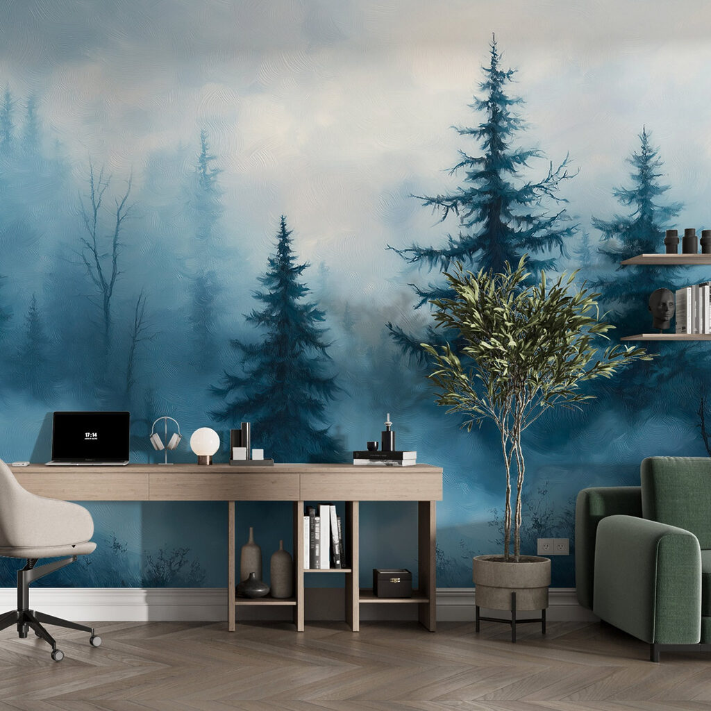 Pini blu tra nuvole — ambiente 6