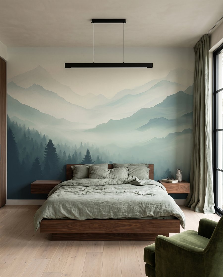 Pini tra le montagne — ambiente 2