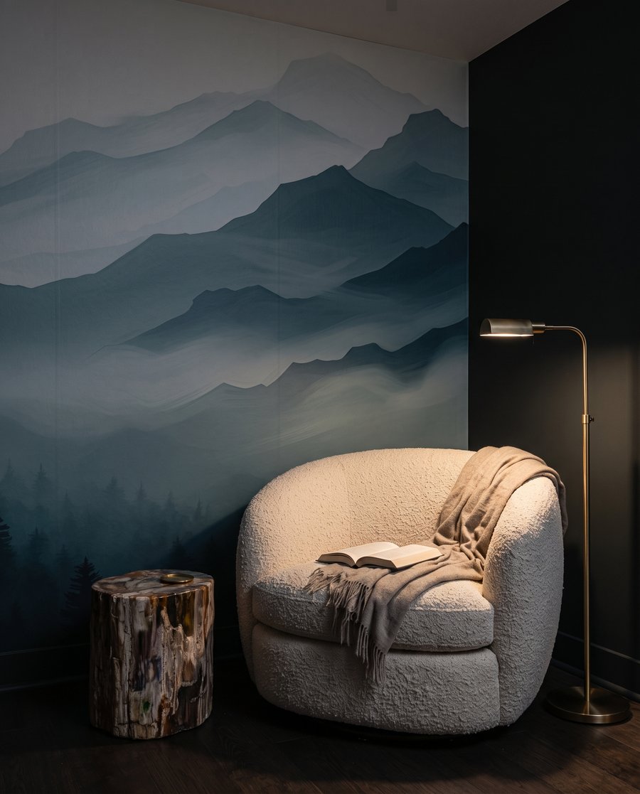 Pini tra le montagne — ambiente 3