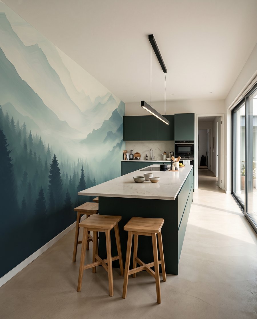 Pini tra le montagne — ambiente 5