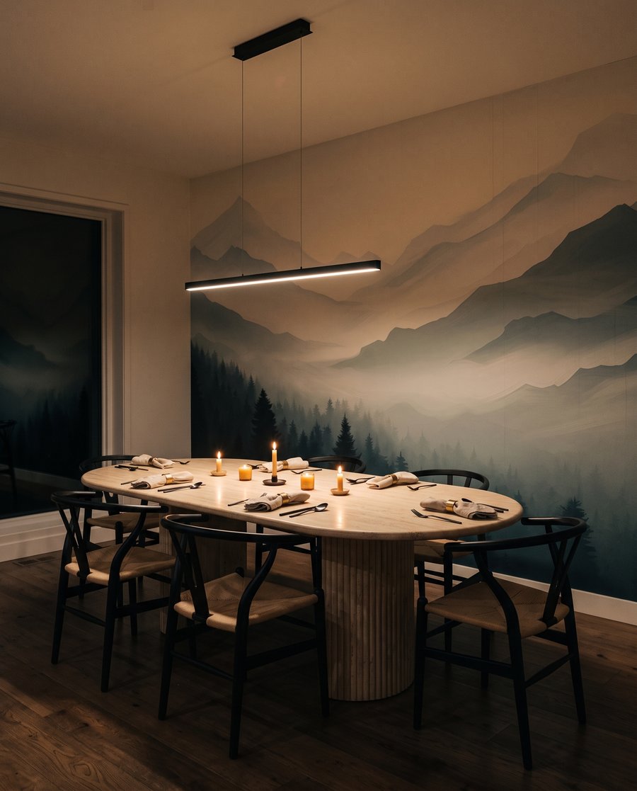 Pini tra le montagne — ambiente 6