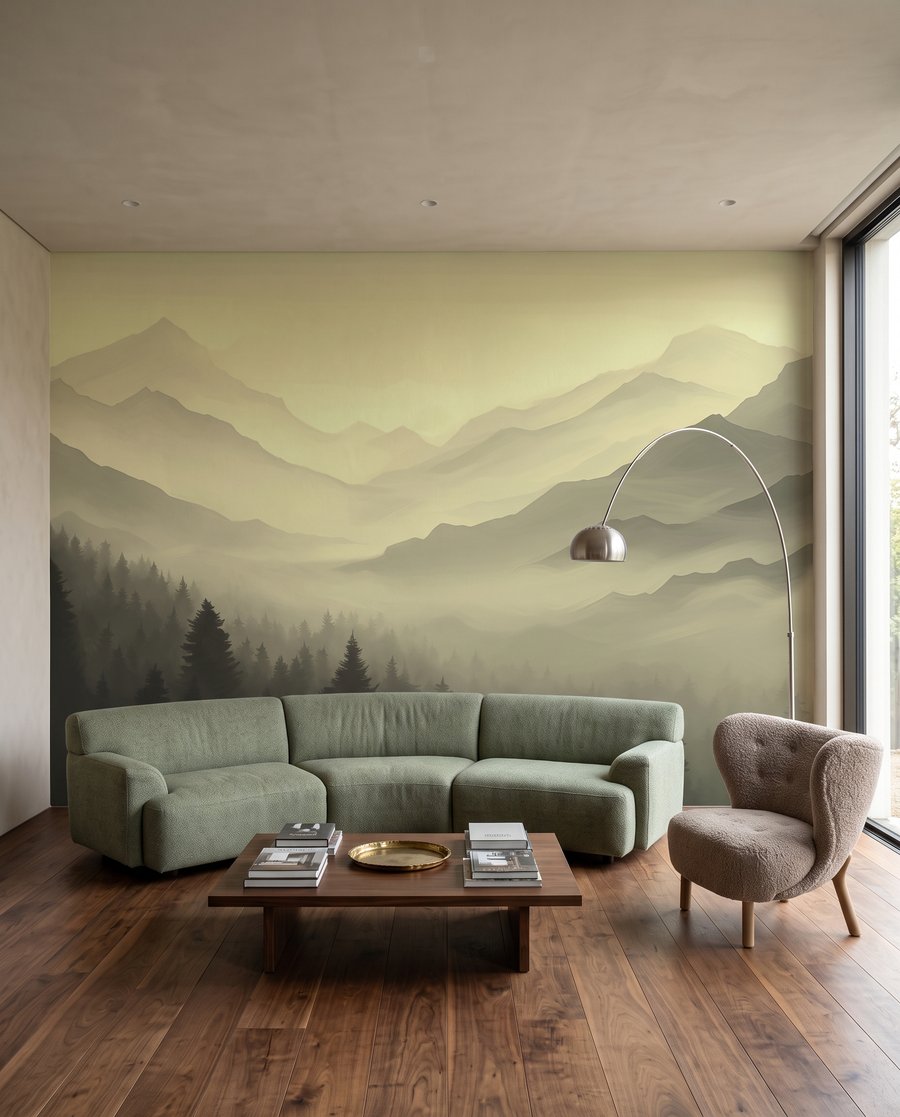Pini tra le montagne — ambiente 3
