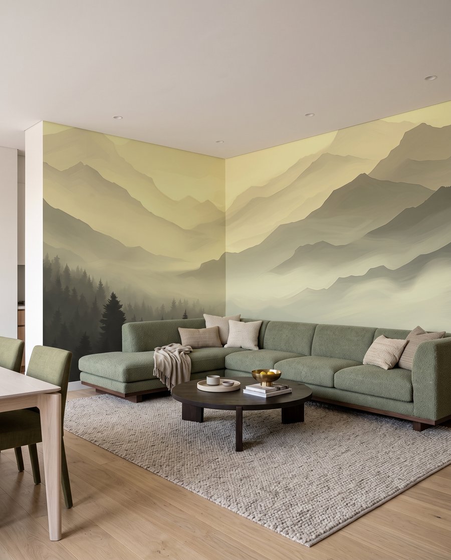 Pini tra le montagne — ambiente 4
