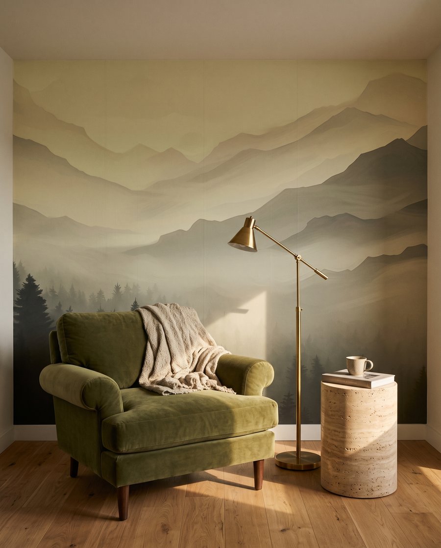 Pini tra le montagne — ambiente 5