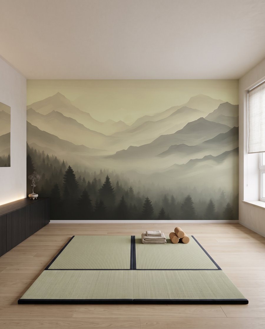 Pini tra le montagne — ambiente 6